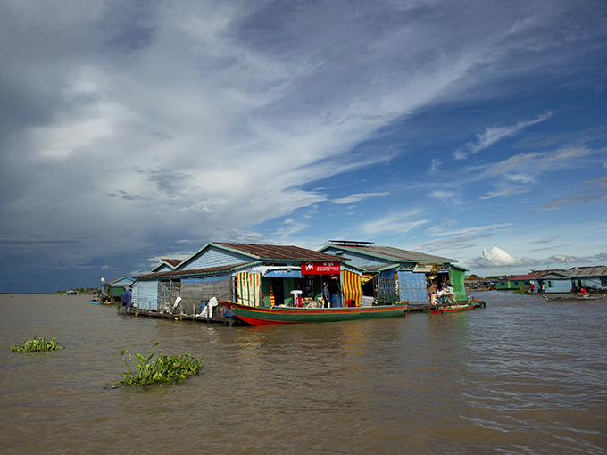 des maisons Ã  la surface