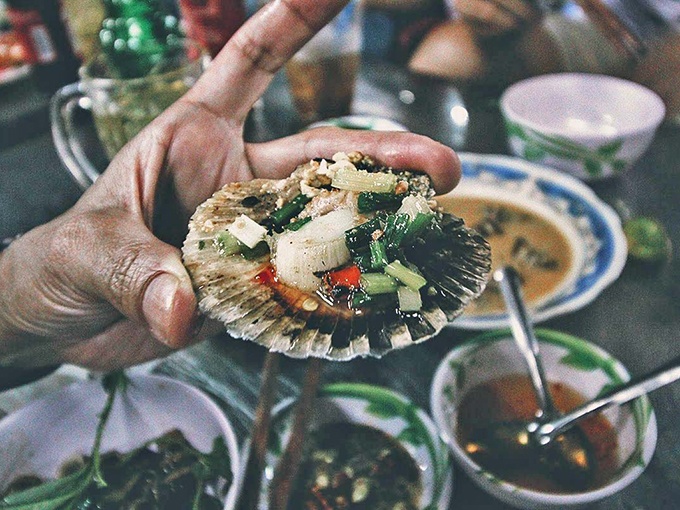 barbecues de fruits de mer