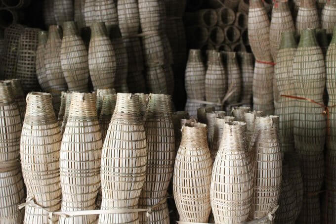 paniers peches vannerie