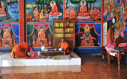 Le bouddhisme avec un ancien moine