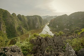 paysages calcaires Ninh Binh Vietnam