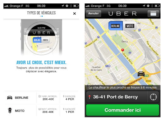 un nouveau marché pour Uber 