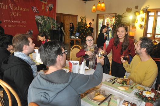 l’heure du déjeuner